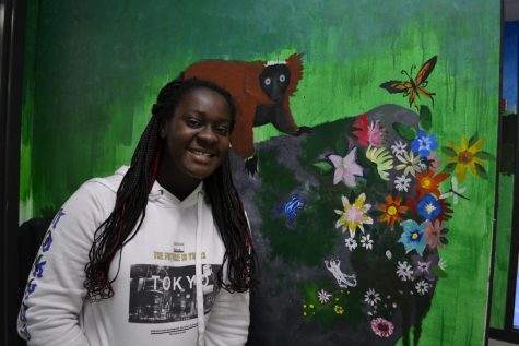Kayla artist of the Month is very artistic and likes to express herself through murals and other art types.