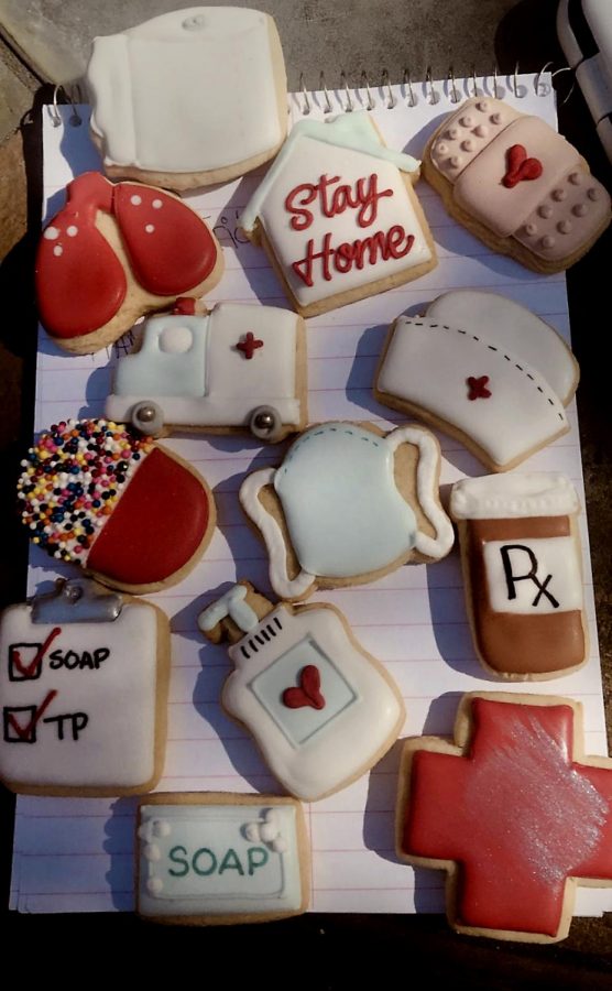 I took this because we had just received the cookies and I thought they described the week perfectly. These cookies looked amazing.