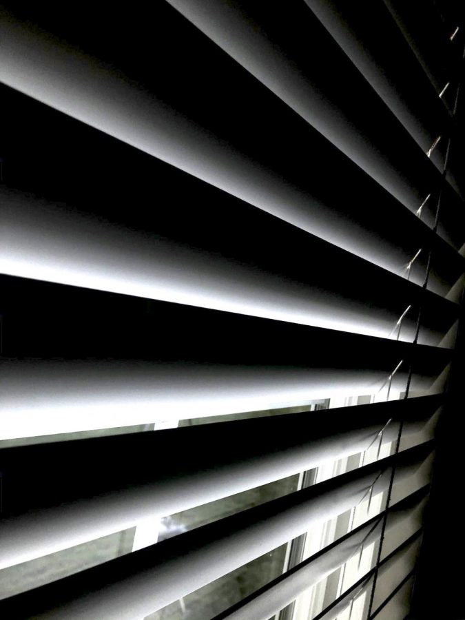 Blinds with the light coming through. I got inspiration from Mr. Ms photos that he showed us. I really liked how it had contrast between light and dark and brings depth to the photo.