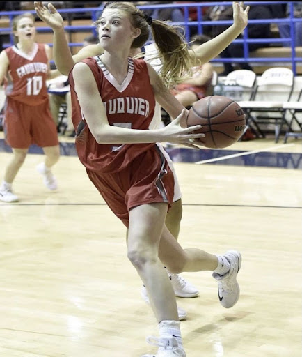 Skyler Furr drives for layup