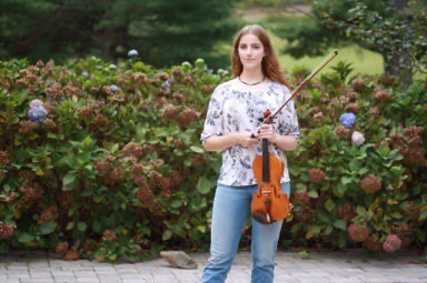 Shelby Rochez was selected sixteenth chair out of 200+ violins.