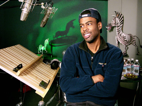 Chris Rock doing voices on the movie Madagascar.
