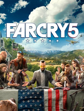 Religiously-styled cover for Far Cry 5 imitates da Vincis The Last Supper.