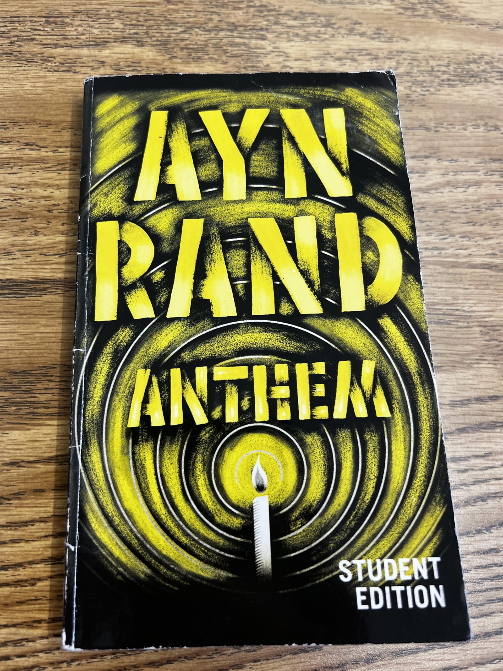 The novella, Anthem, by Ayn Rand.