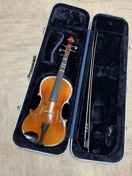 A violin is one of the many instrumens you will hear at the All District Orchestra Competition.