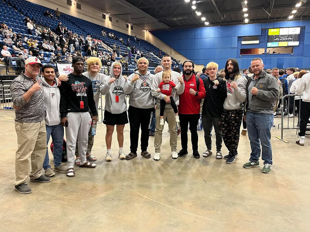 The wrestling team made it to states with outstanding results.