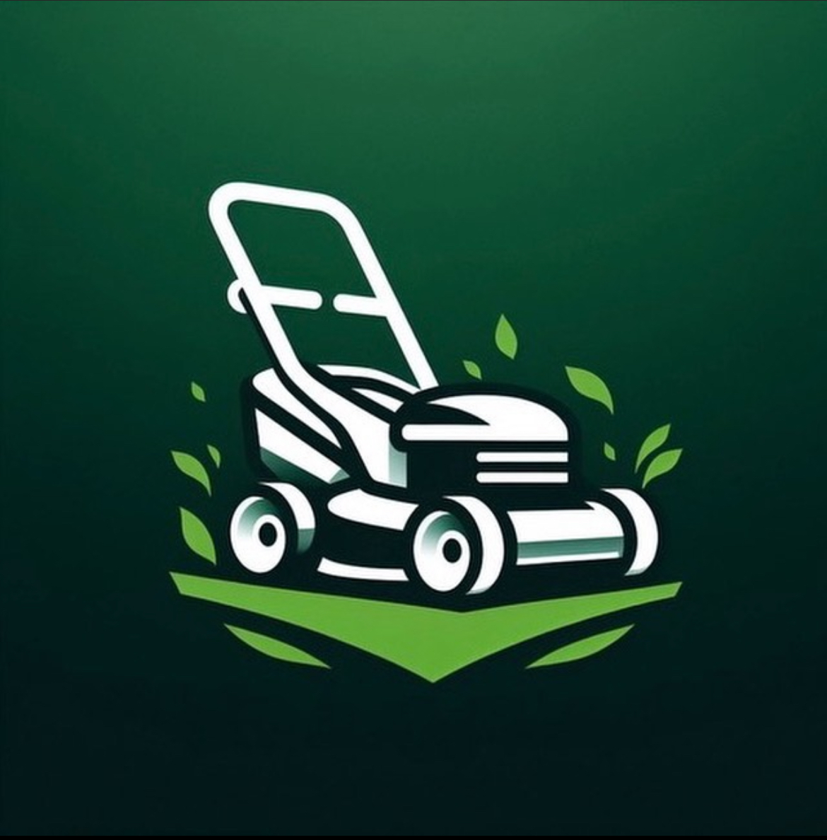 TGW Landscaping Business striking logo encourages customers to support their business.