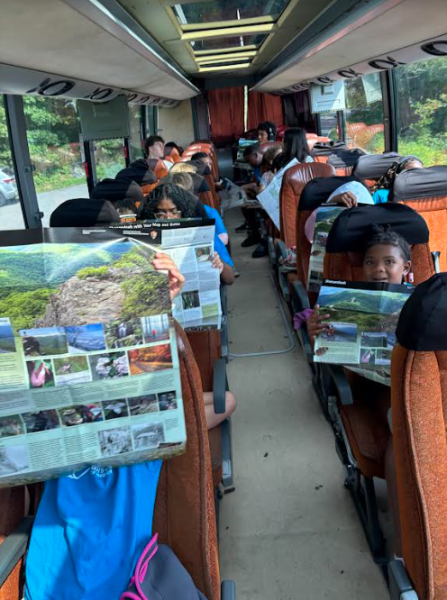 Members of Fauquier County Boys and Girls Club, enjoying a trip provided by the club.