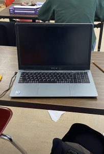 An FHS student’s personal computer, used for academic purposes.  