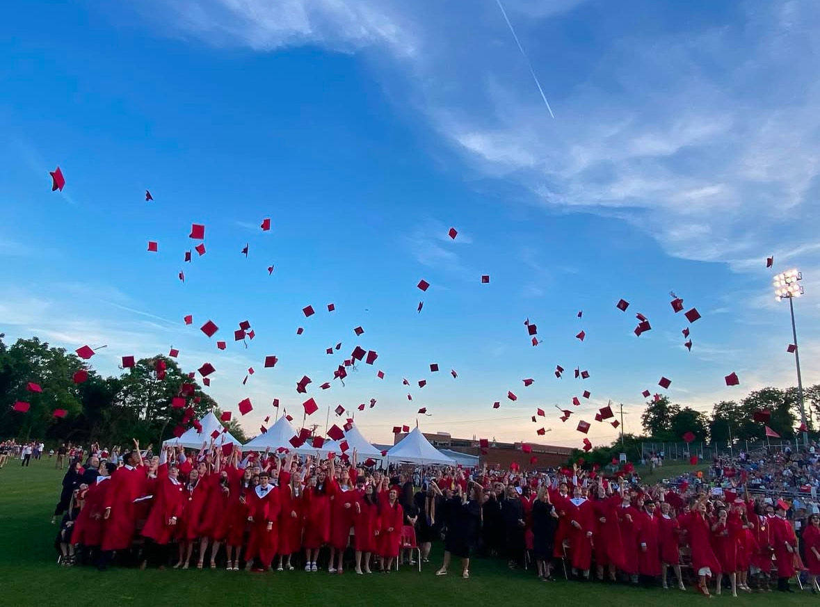 The 2024 graduation that included some early graduates amidst the other graduates.