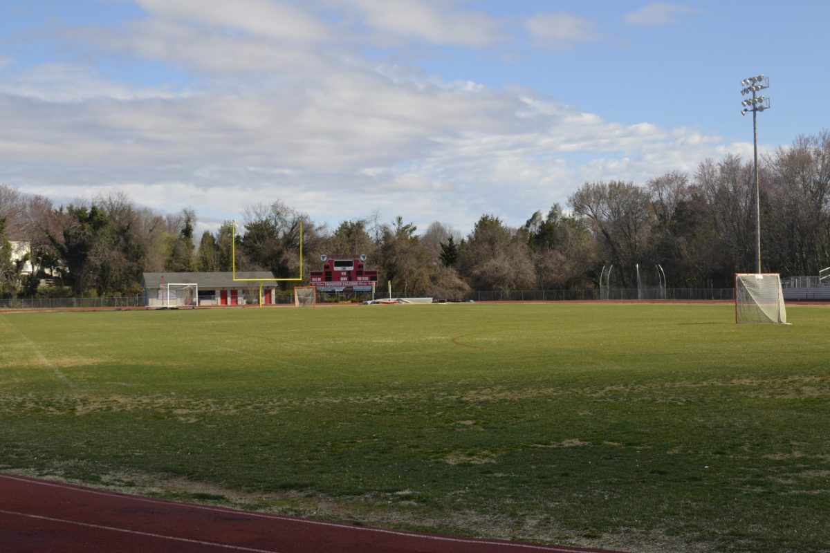 Kelican Field prior to renovations for the expected turf field.