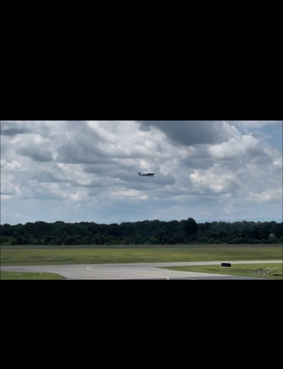 Jack Gwennap takes flight at the Warrenton-Fauquier Airport. 