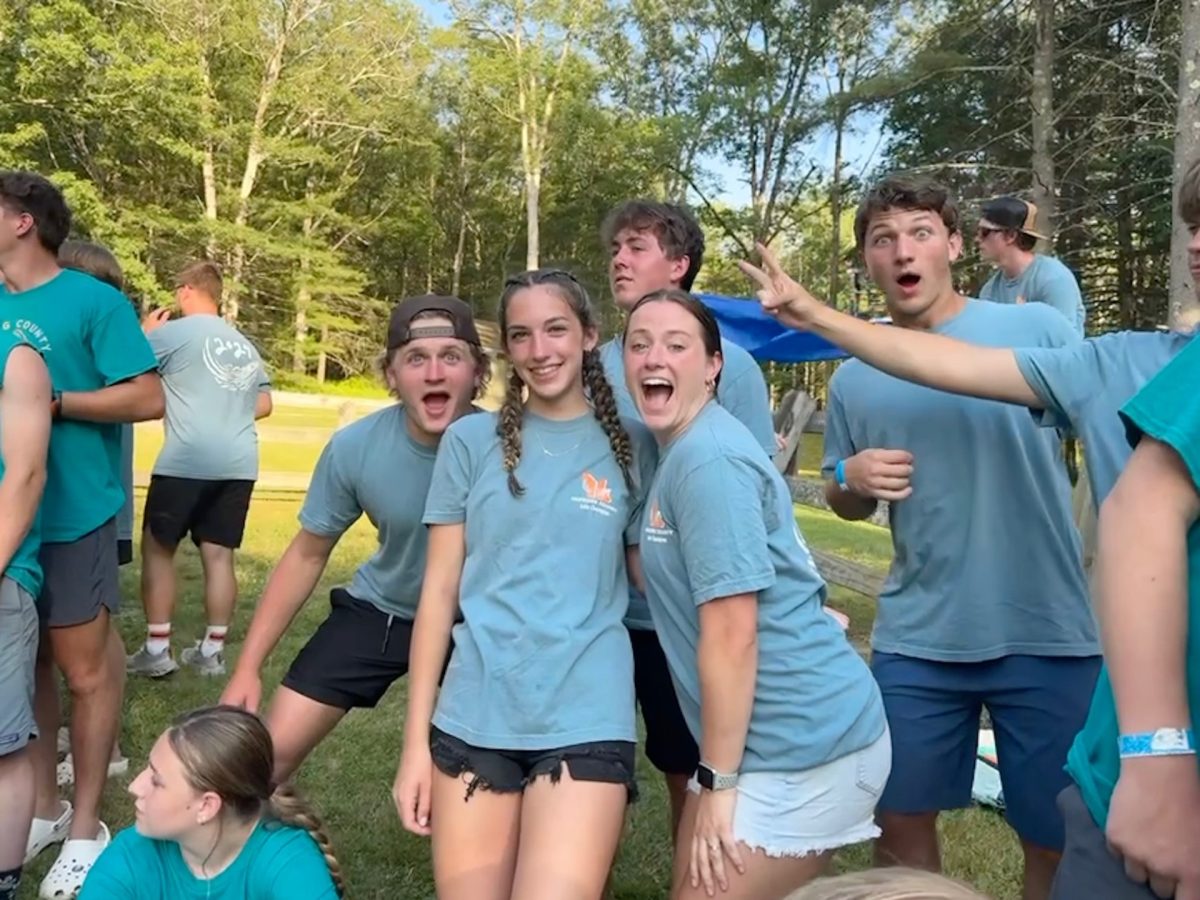 Young Life campers enjoy a day in the sun.