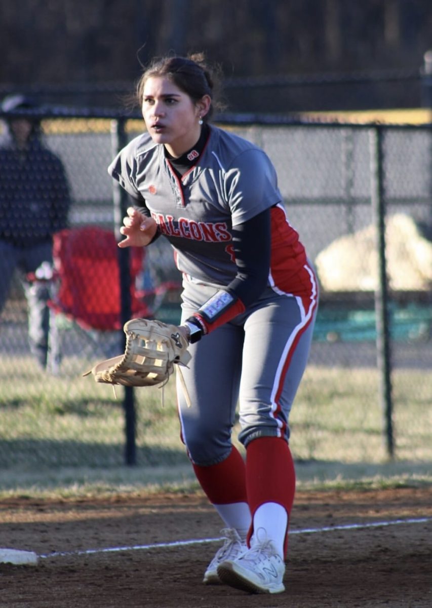 Aliana Hawkins playing hard during her game.