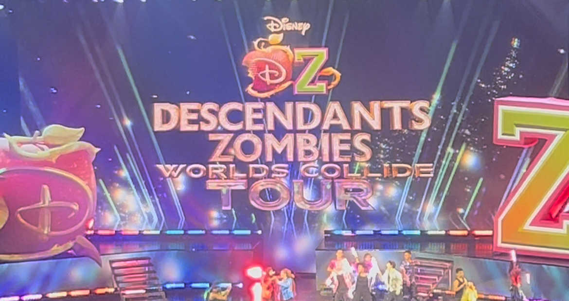 The cast of "Descendants/Zombies Worlds Collide" tour exiting the stage after their amazing performance.