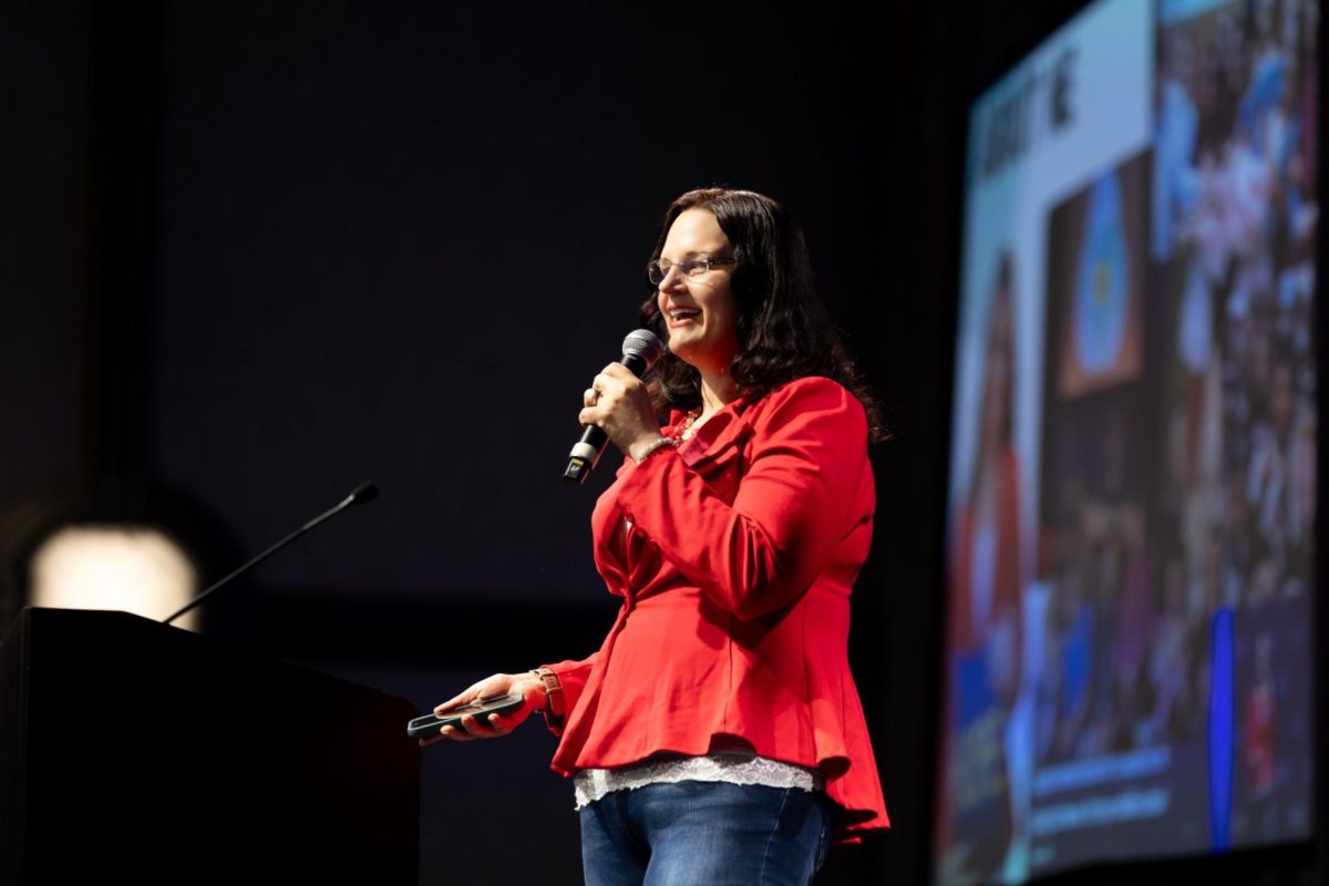 Beachboard speaks at a UDL Conference in 2025.