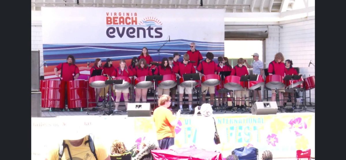 The Steel Pan Band playing at the Virginia International Pan Festival in May of 2025.