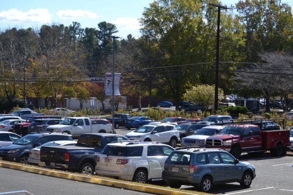 The FHS main parking lot serves hundreds of FHS students daily as a designated parking space. 
