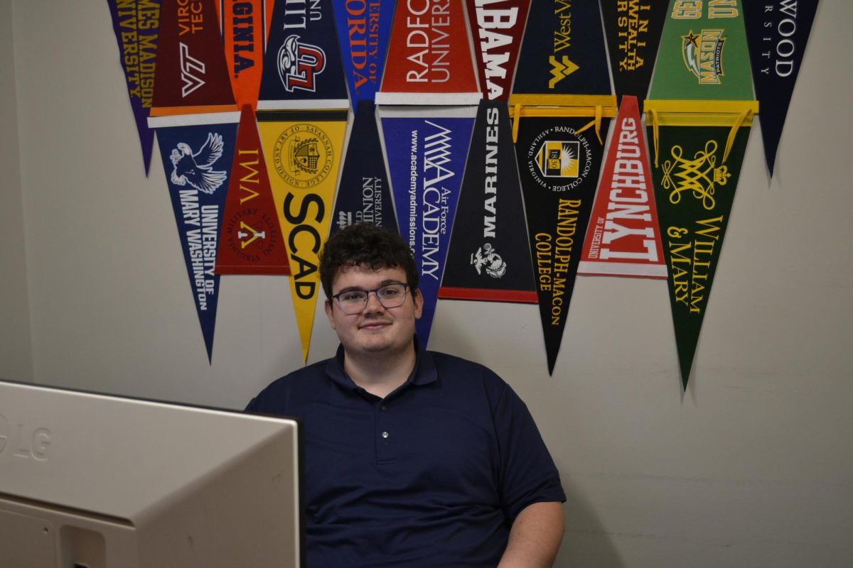 Andrew Walls sits prepared for a great school year.