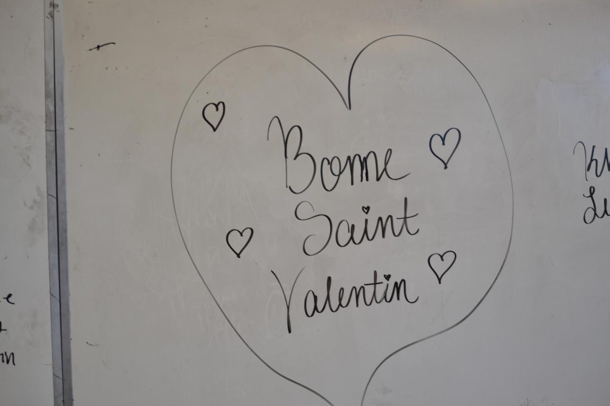 Fauquier High School's French club celebrates Valentine's Day along with many other school clubs.